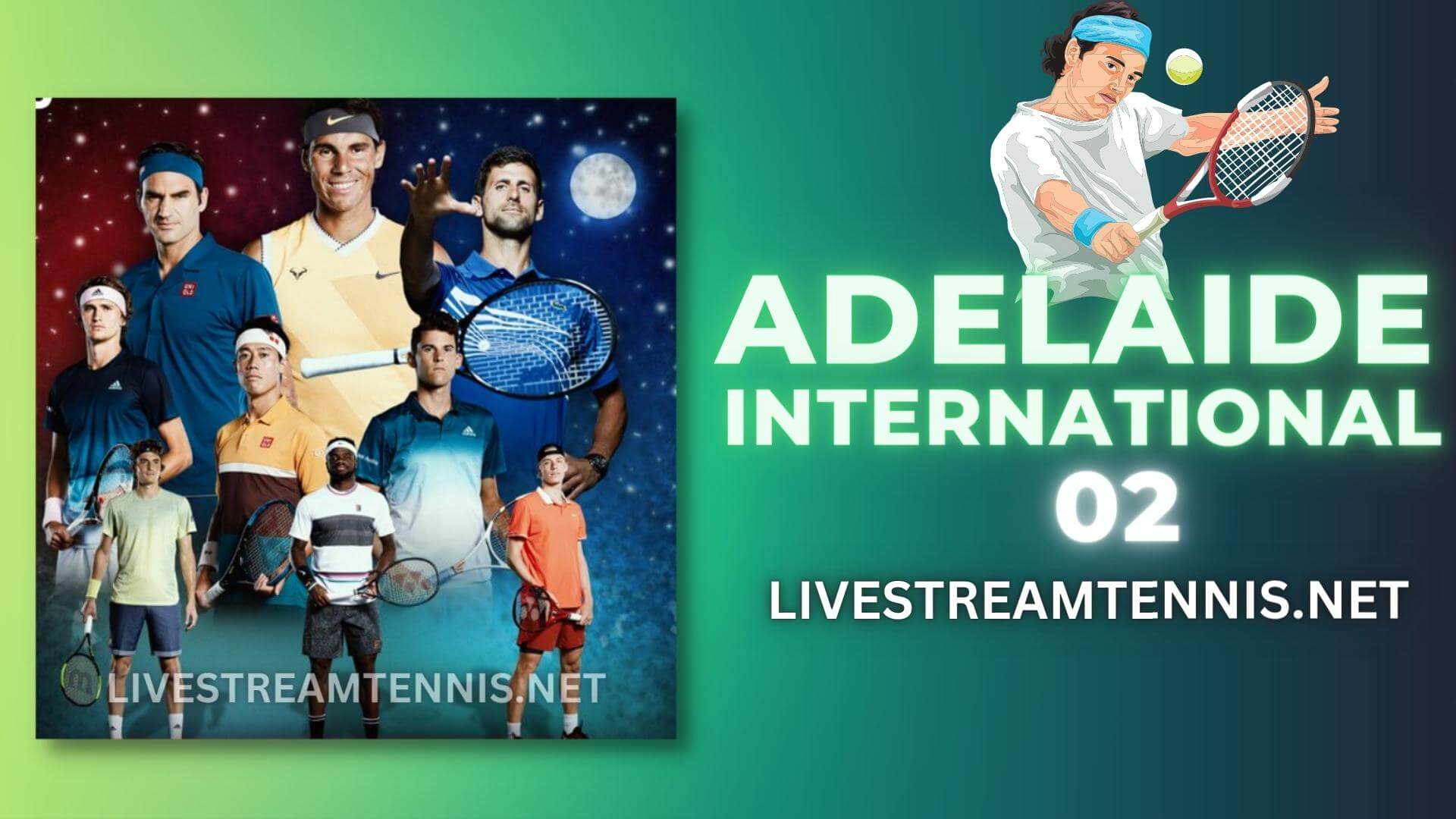 Adelaide International 2 Live Stream Tennis