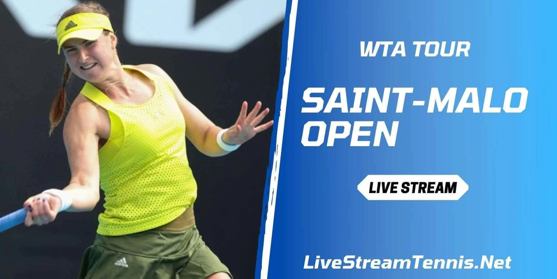 Saint Malo Open Live Stream Tennis WTA