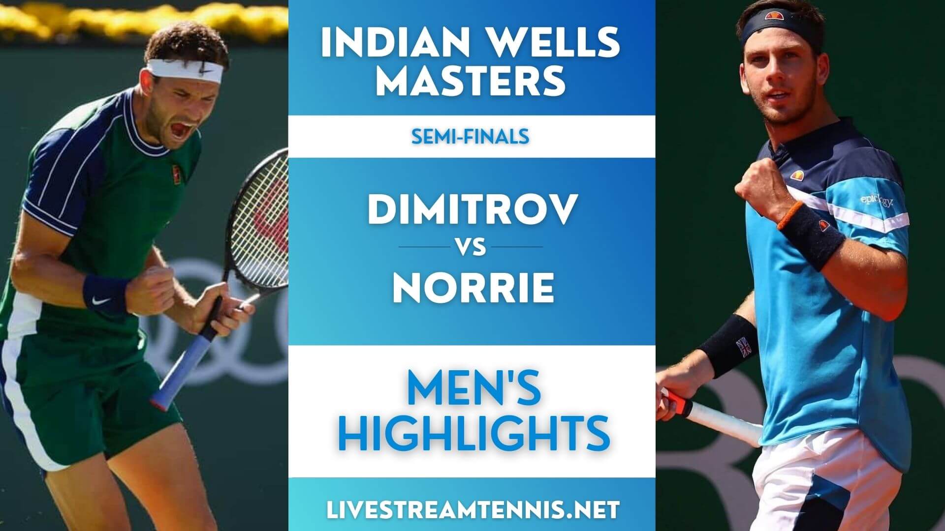 Indian Wells Masters Men Semi Final 2 Highlights 2021