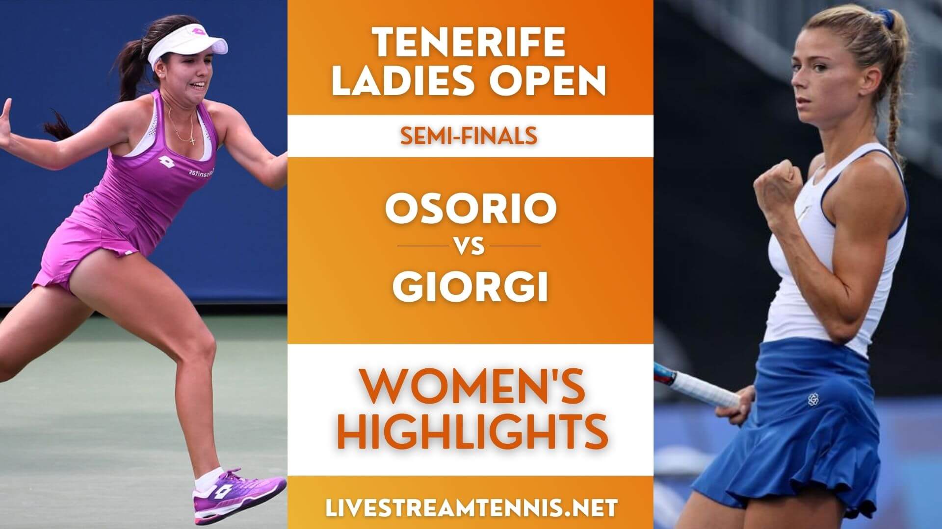 Tenerife Ladies WTA Semi Final 1 Highlights 2021