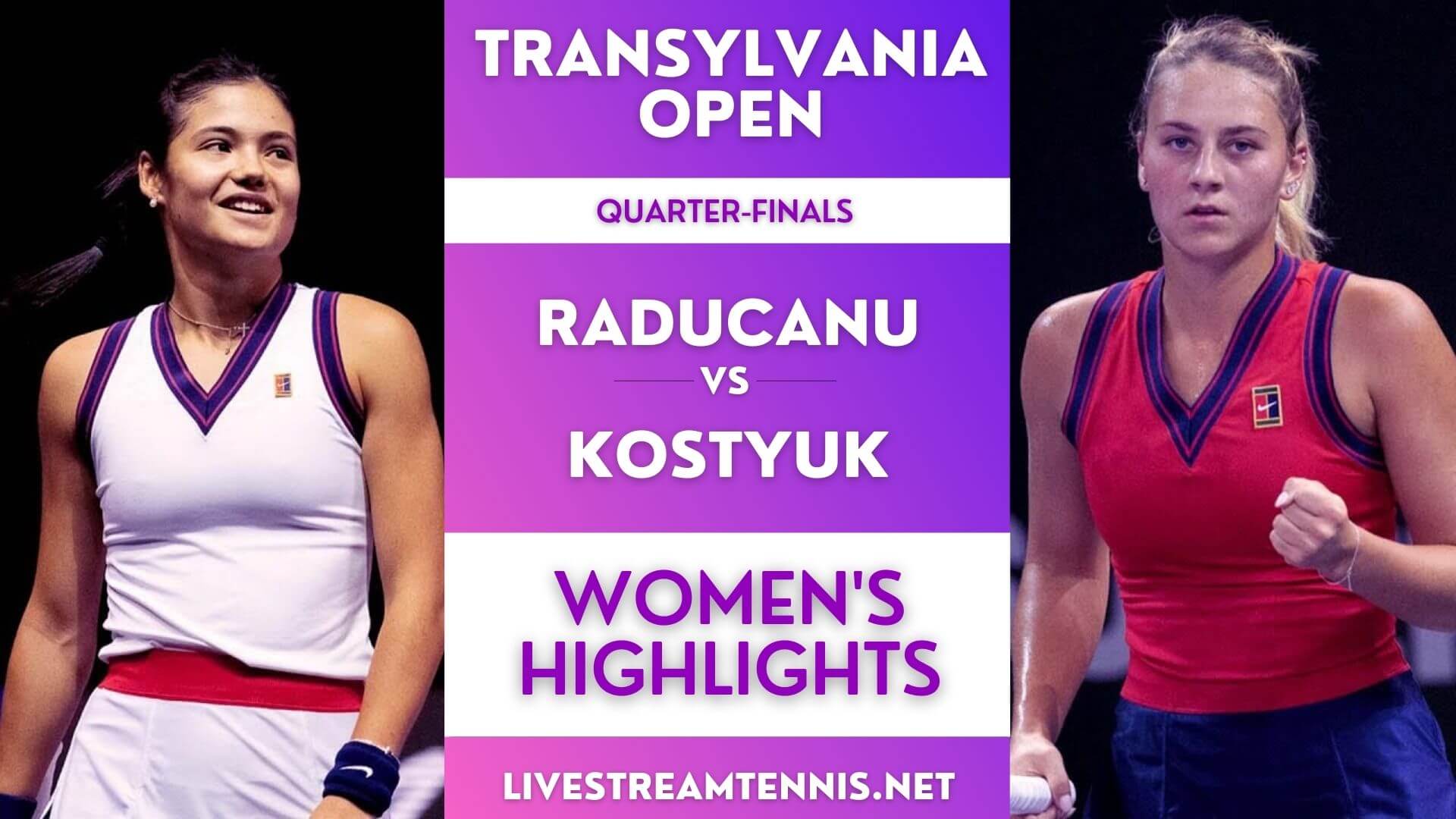 Transylvania Open WTA Quarter Final 1 Highlights 2021