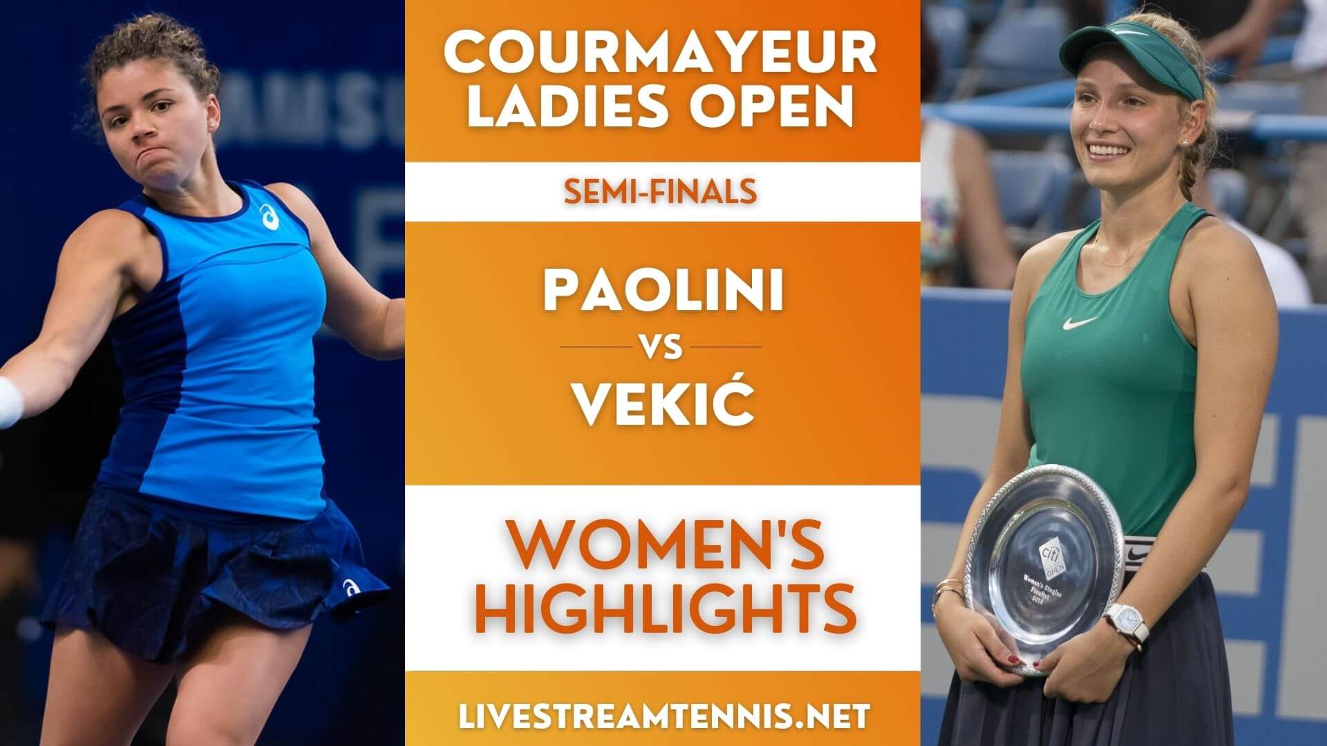 Courmayeur Ladies WTA Semi Final 1 Highlights 2021
