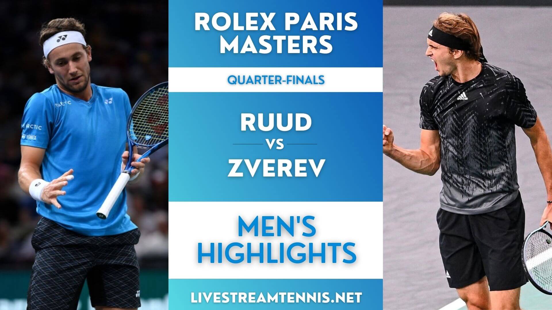 Paris Masters ATP Quarter Final 4 Highlights 2021