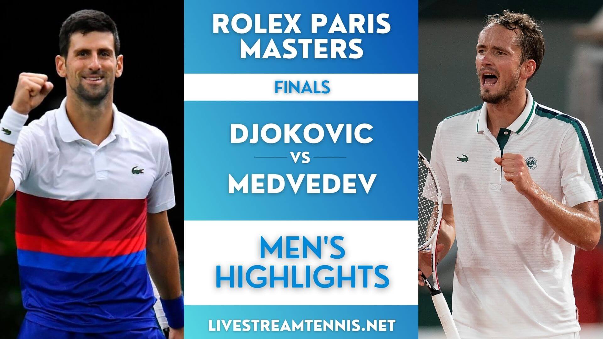 Paris Masters ATP Final Highlights 2021