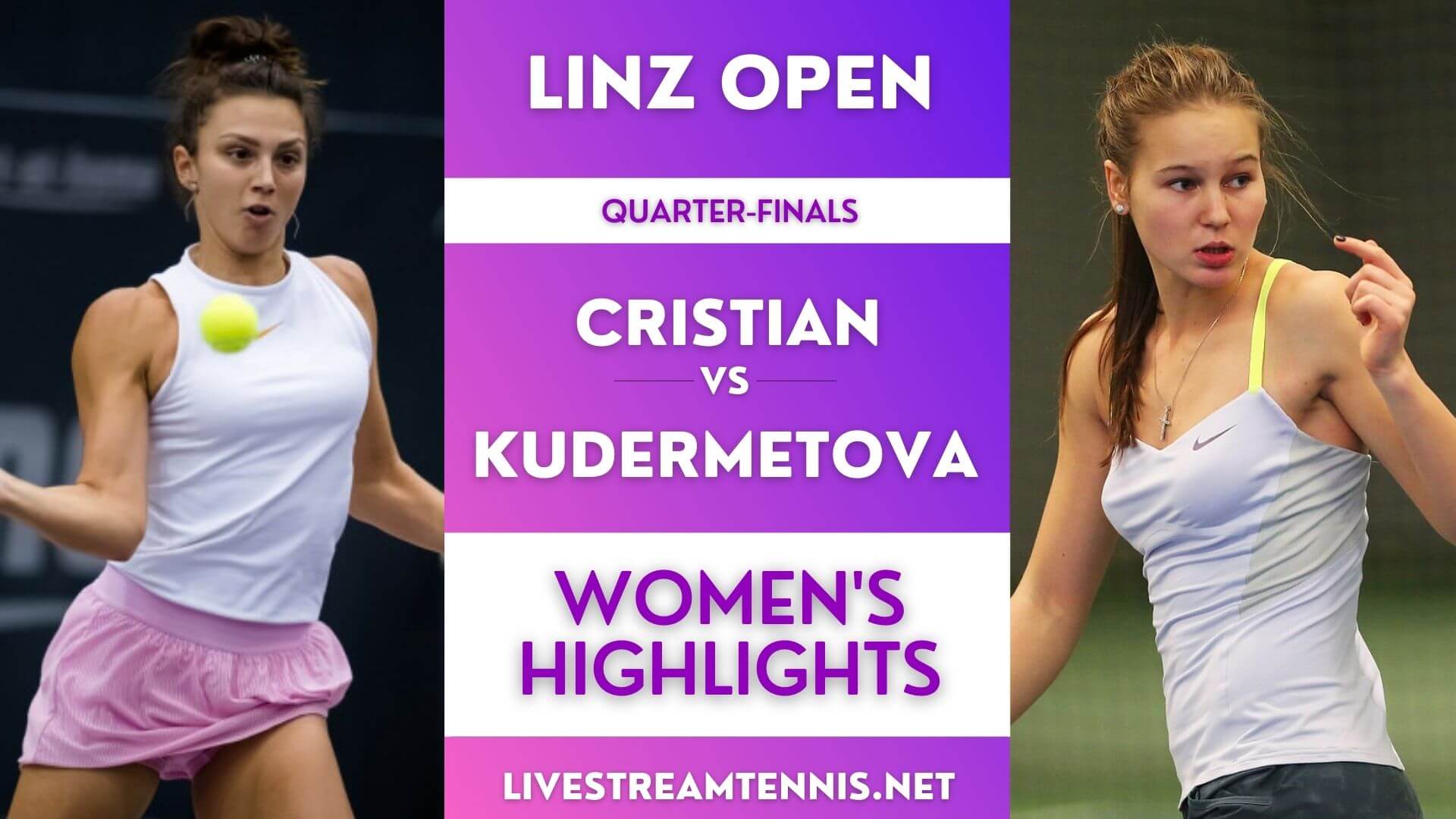 Linz Open WTA Quarter Final 4 Highlights 2021
