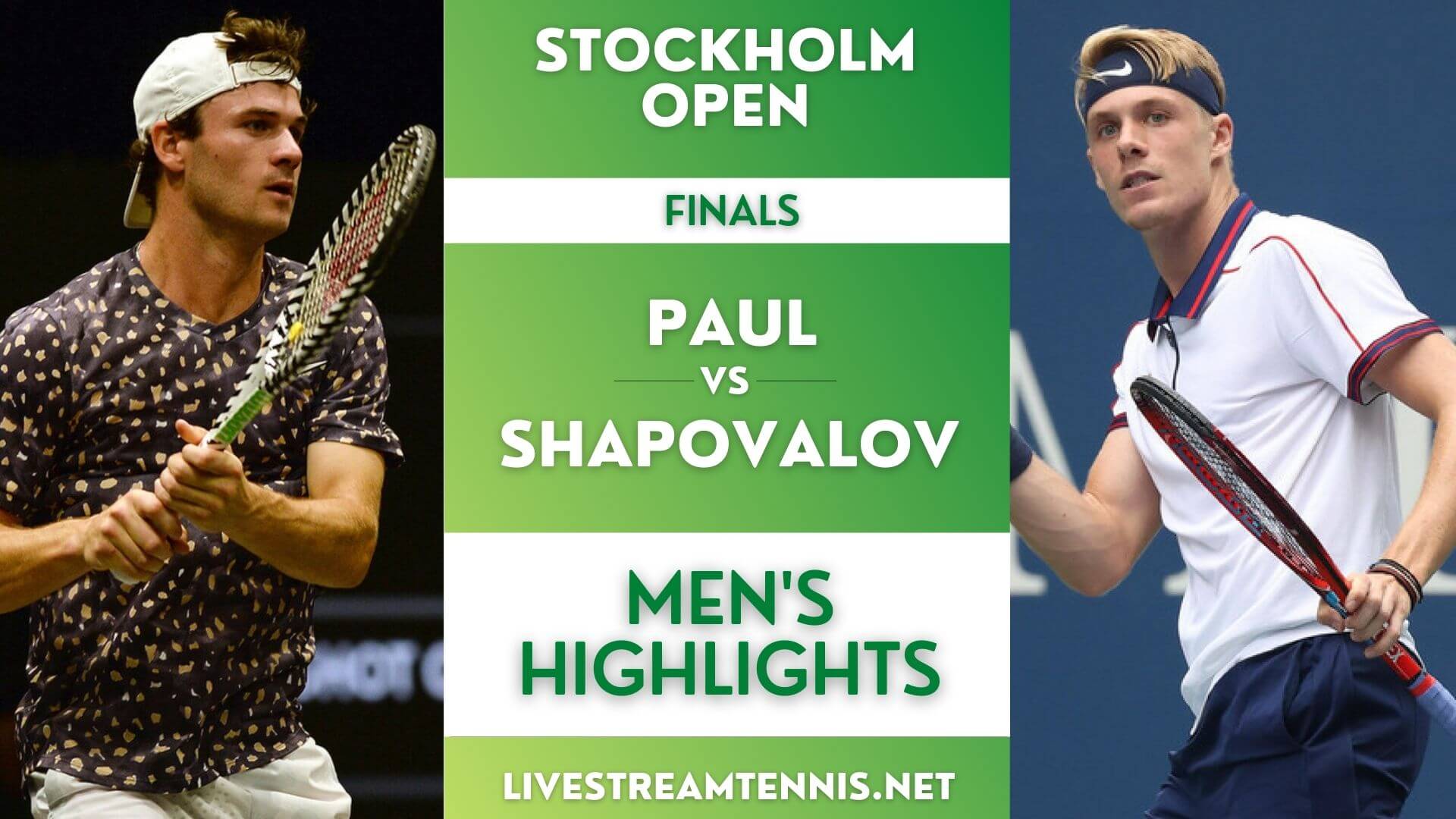 Stockholm Open ATP Final Highlights 2021