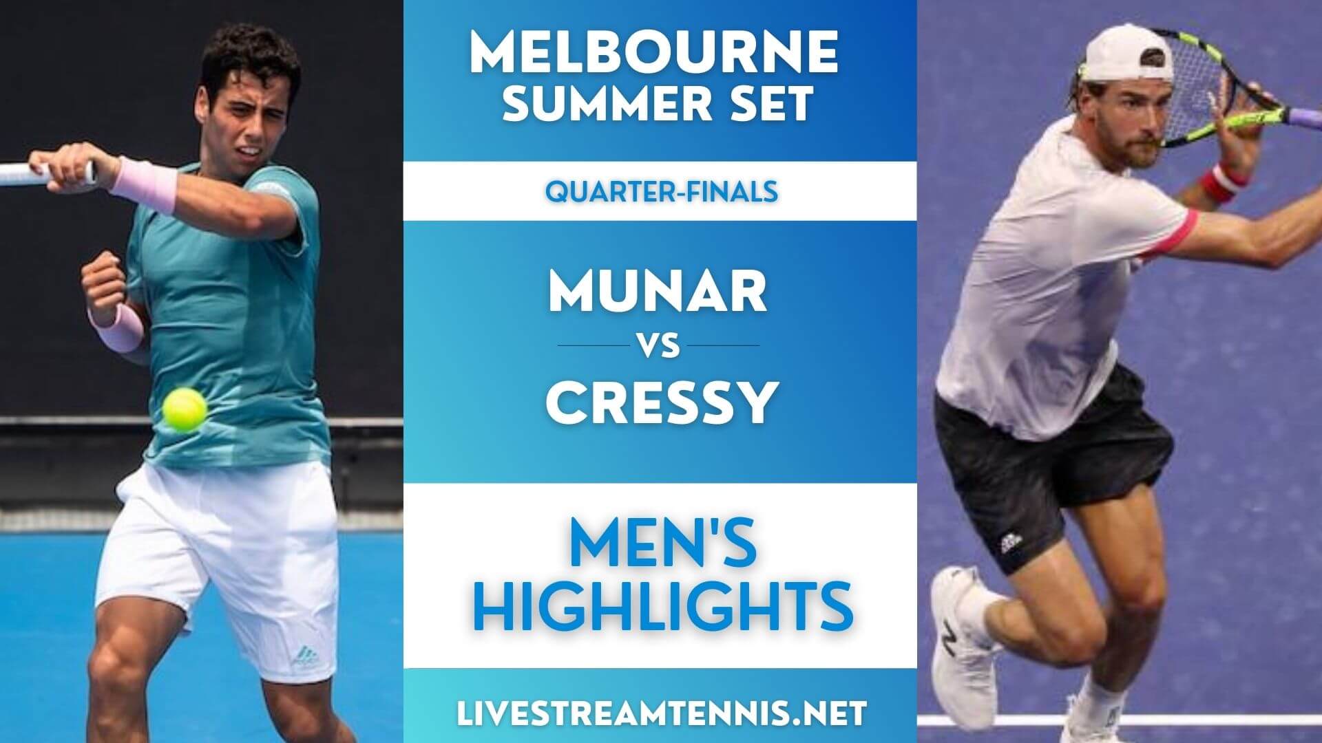 Melbourne ATP Quarterfinal 2 Highlights 2022