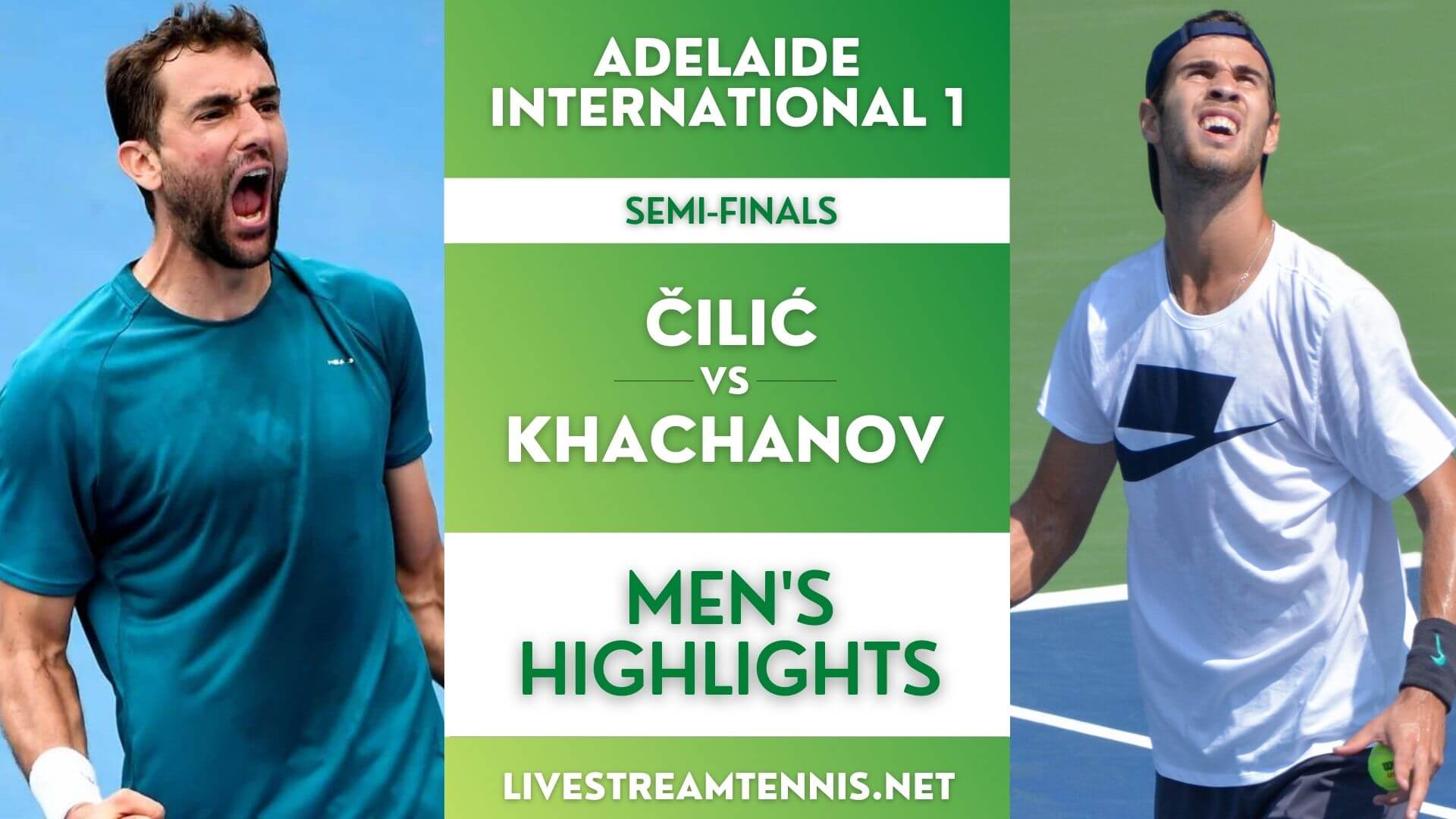 Adelaide 1 ATP Semifinal 1 Highlights 2022