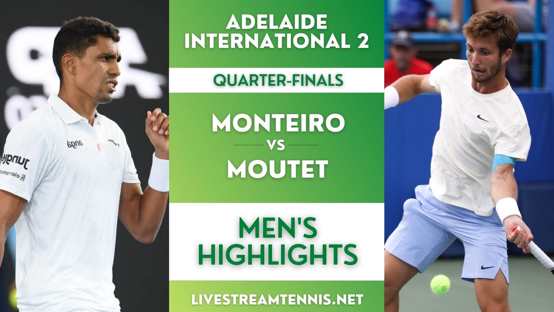 Adelaide 2 ATP Quarter Final 2 Highlights 2022