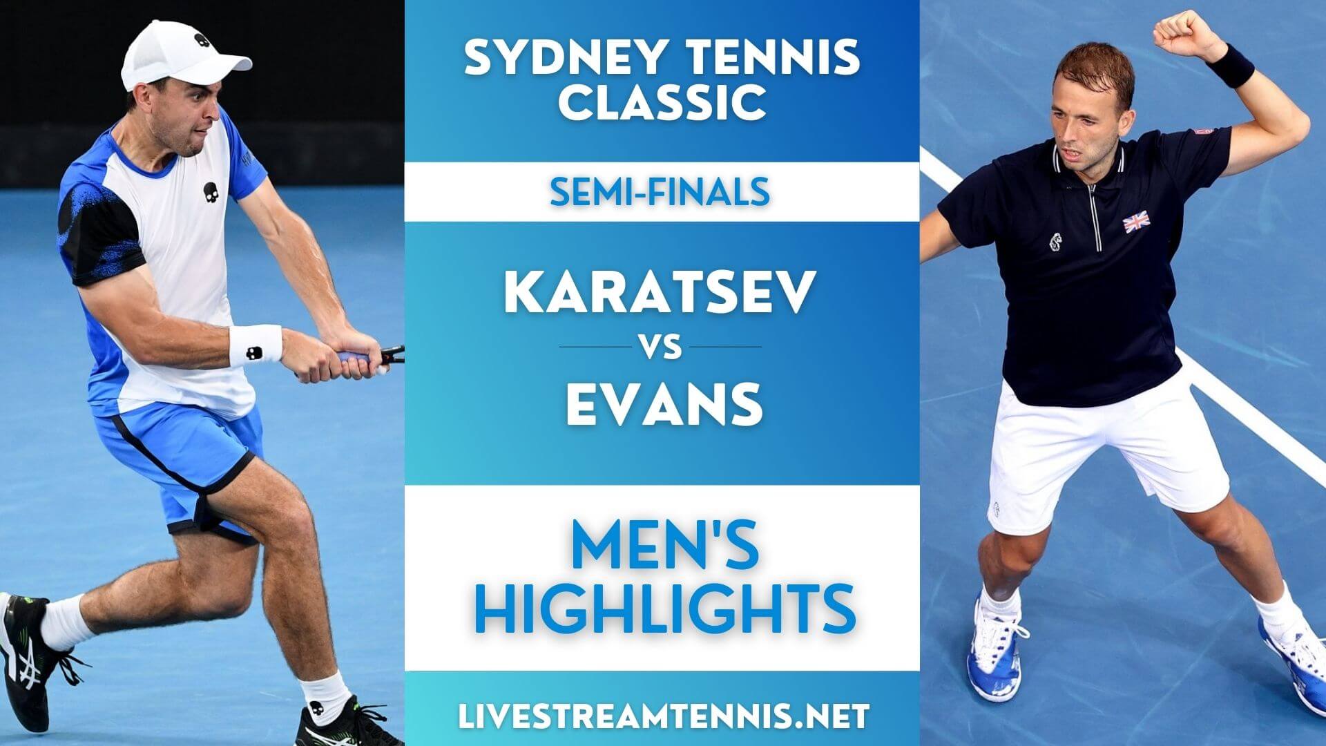 Sydney Classic ATP Semi Final 1 Highlights 2022