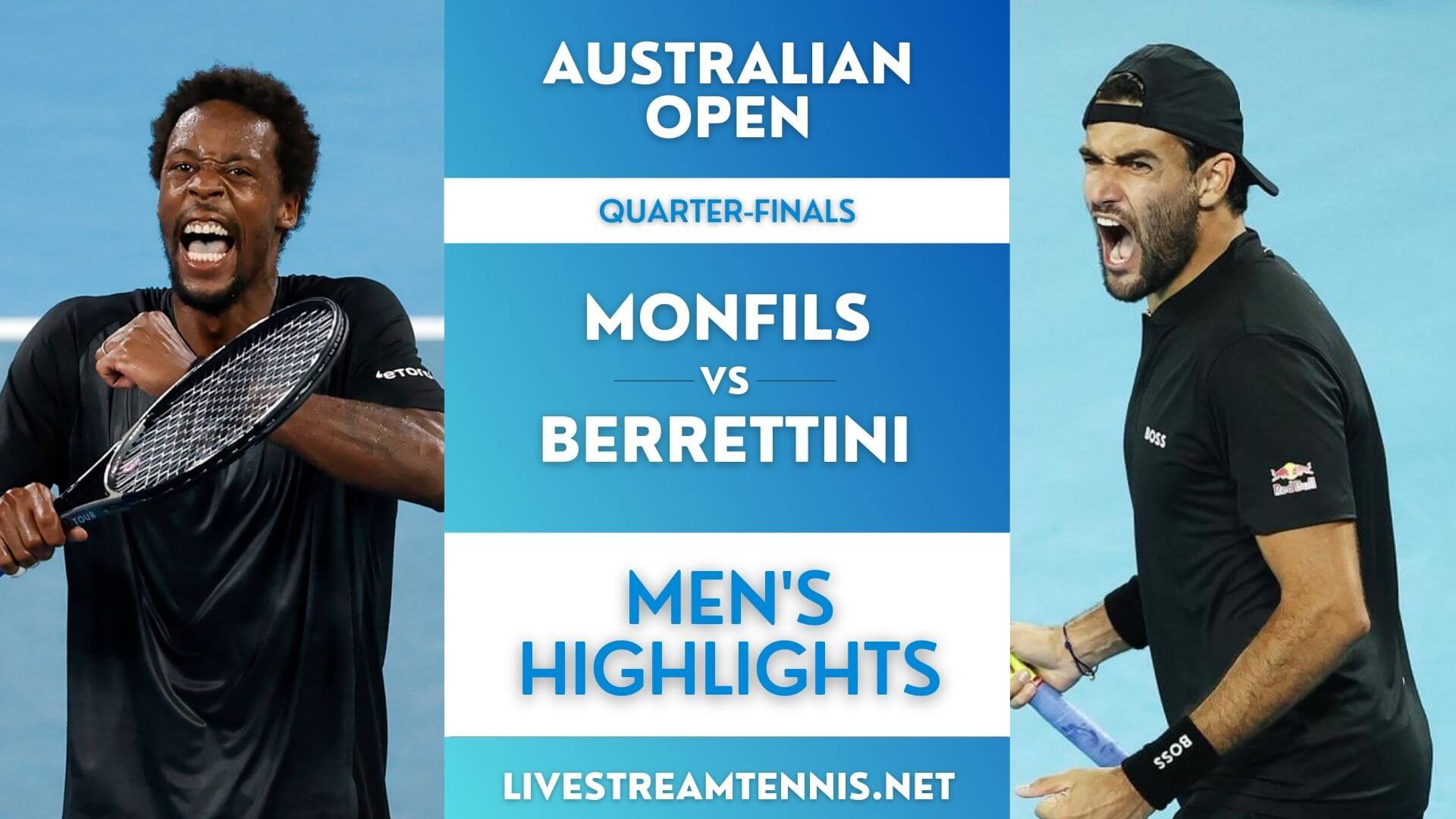 Australian Open ATP Quarterfinal 2 Highlights 2022