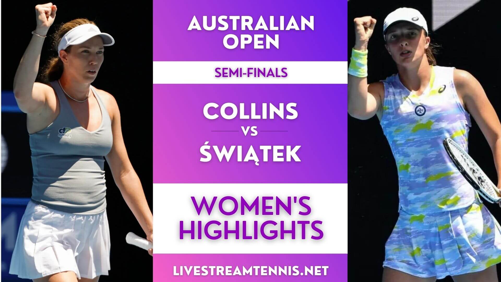 Australian Open WTA Semifinal 2 Extended Highlights 2022