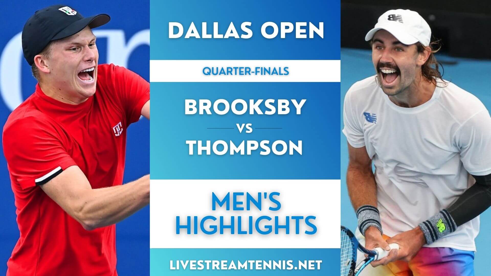 Dallas Open ATP Quarter Final 1 Highlights 2022