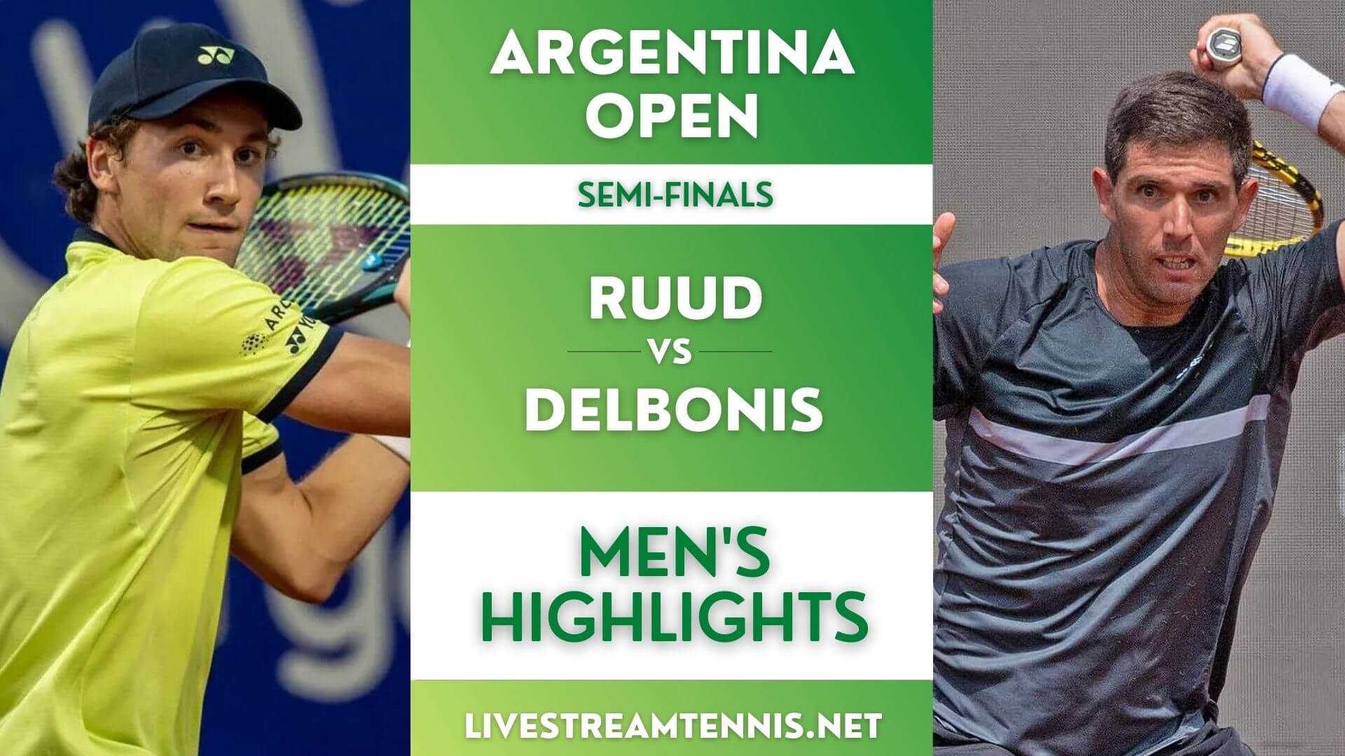 Argentina Open ATP Semi Final 2 Highlights 2022