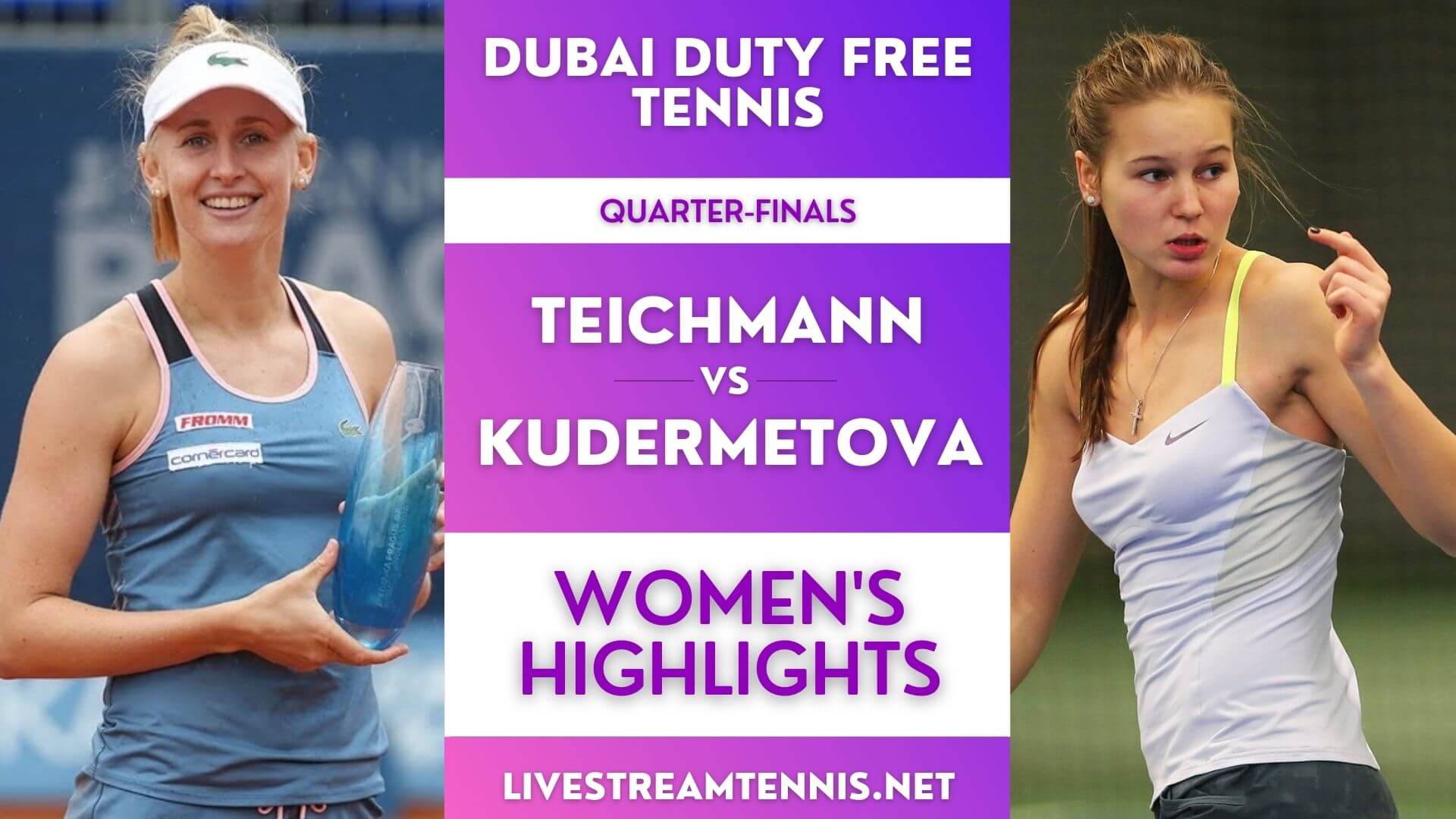 Dubai Tennis Championship WTA Quarterfinal 3 Highlights 2022