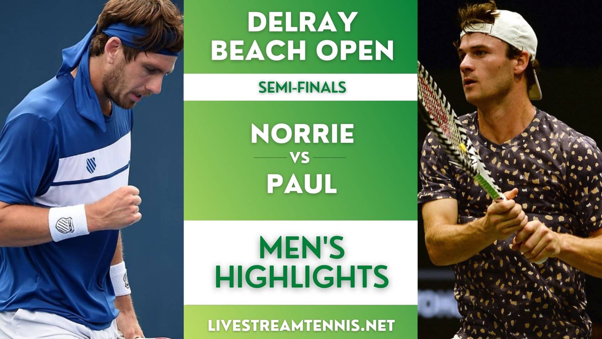 Delray Beach Open ATP Semi Final 2 Highlights 2022