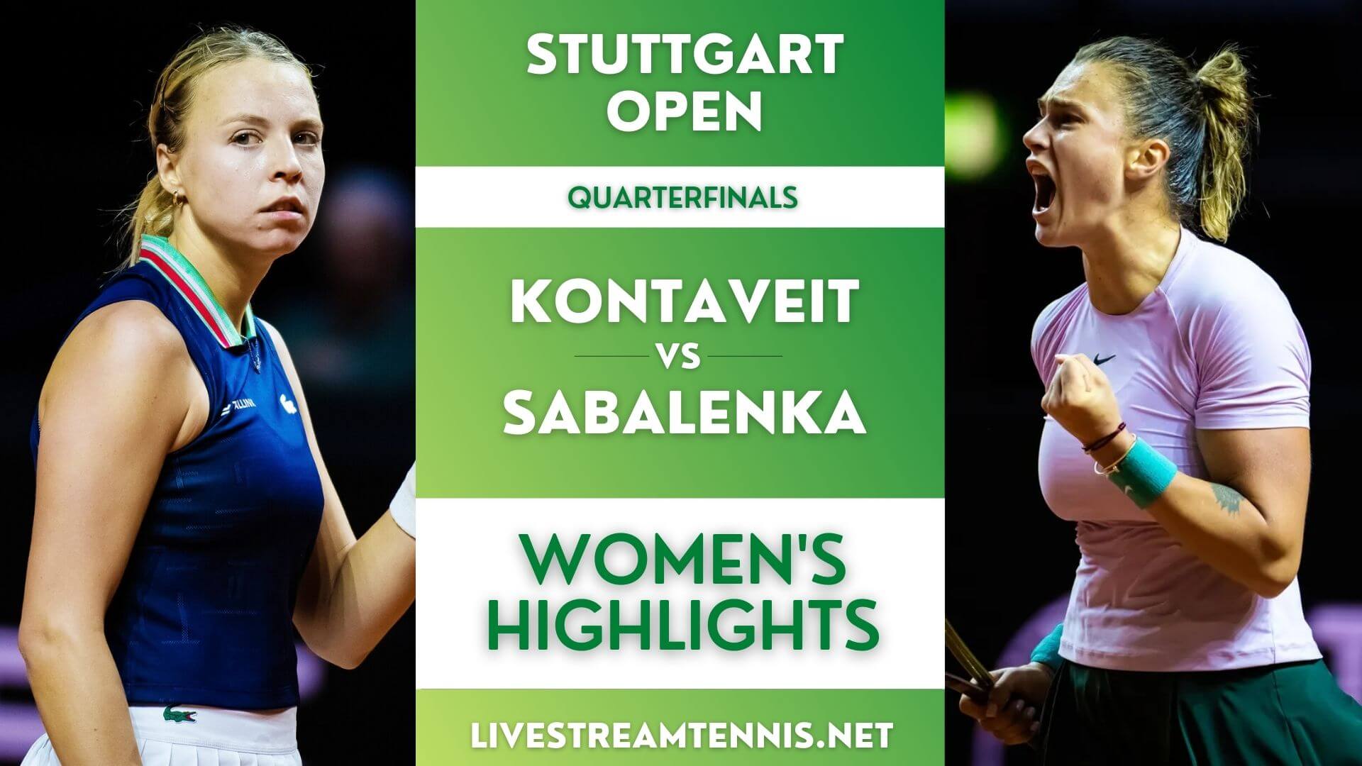 Stuttgart Open Ladies Quarterfinal 3 Highlights 2022