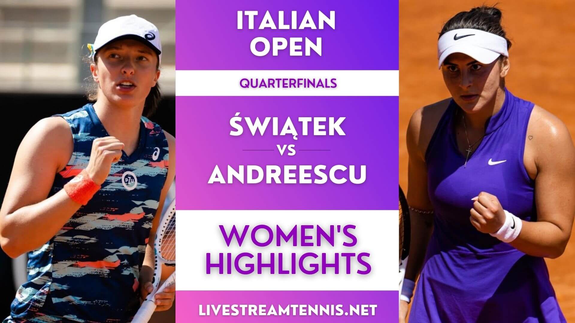 Italian Open Ladies Quarterfinal 3 Highlights 2022