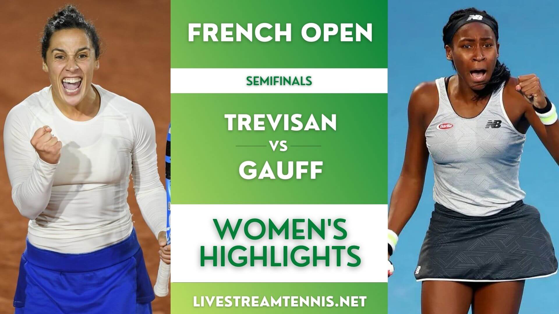 Roland Garros Ladies Semifinal 1 Highlights 2022