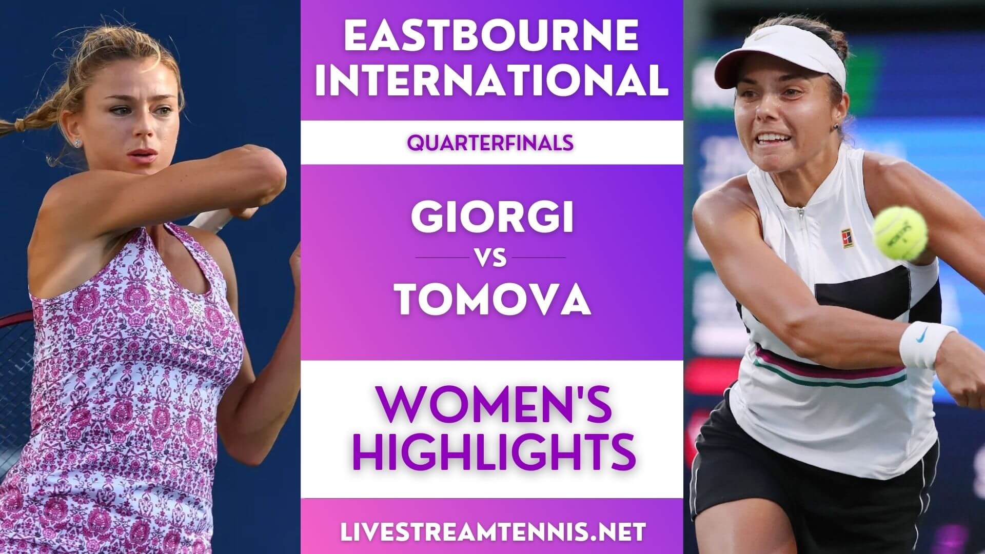 Eastbourne International Ladies Quarterfinal 3 Highlights 2022