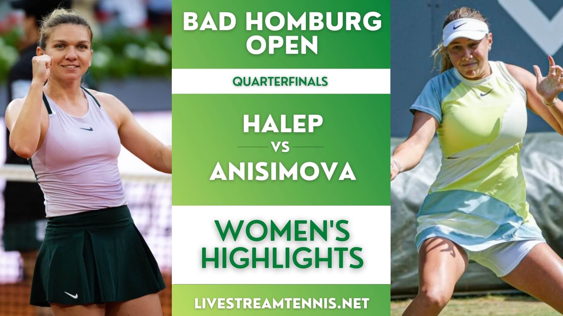 Bad Homburg Open Ladies Quarterfinal 1 Highlights 2022