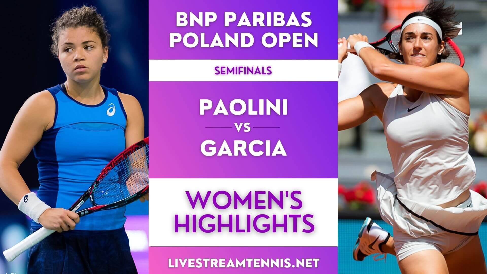 Poland Open WTA Semifinal 1 Highlights 2022