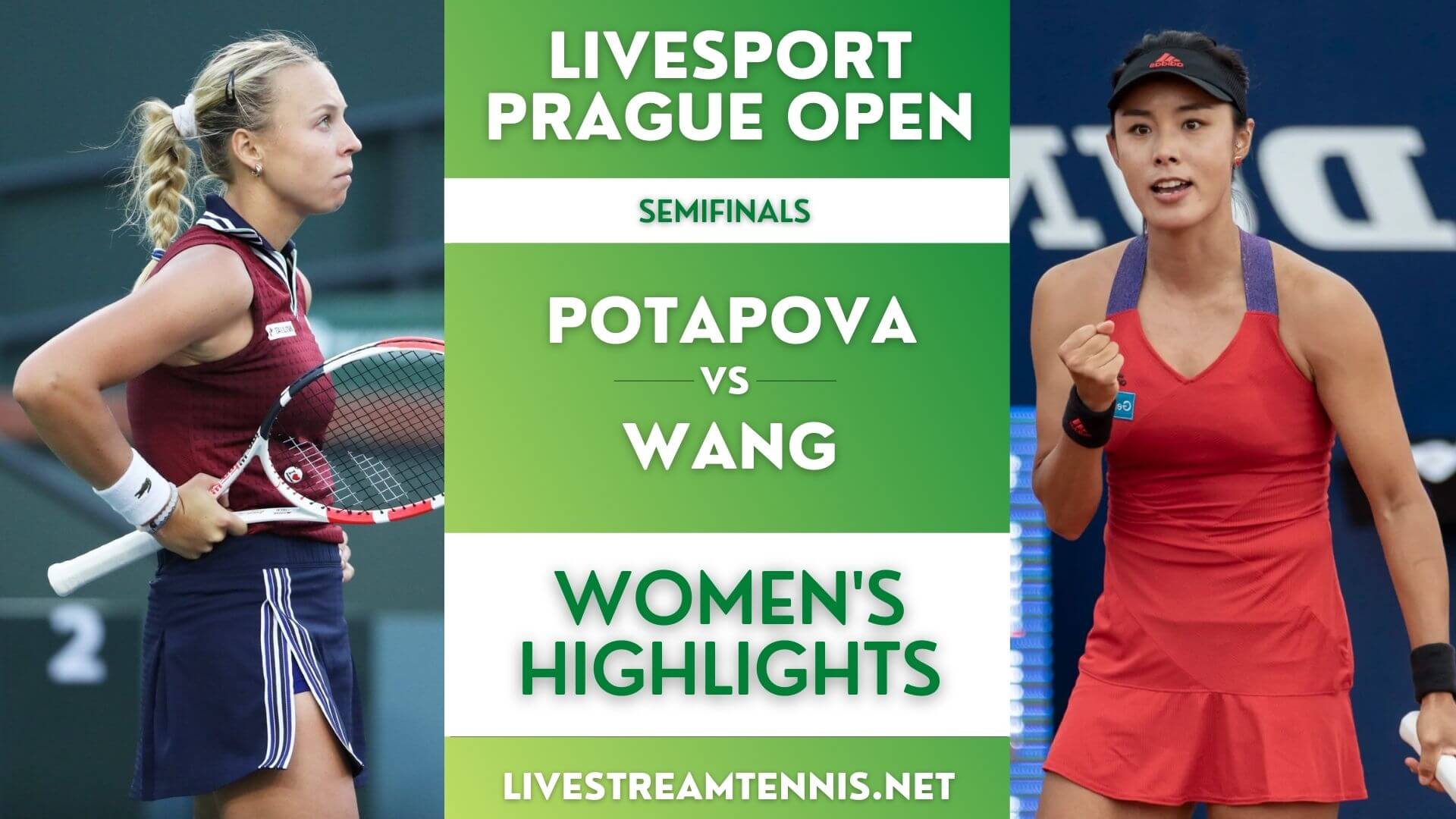 Prague Open WTA Semifinal 1 Highlights 2022