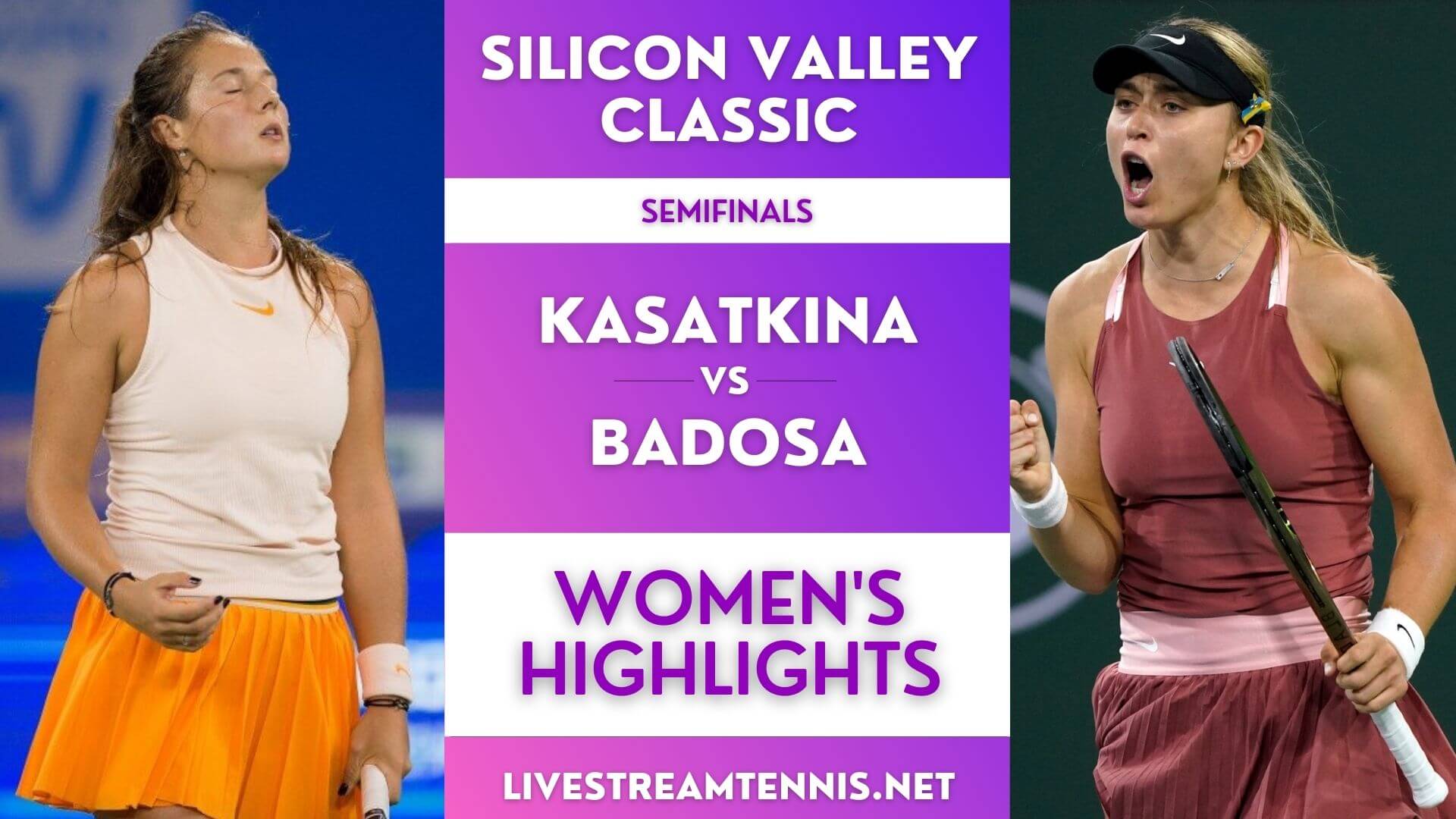 Silicon Valley Classic WTA Semifinal 1 Highlights 2022