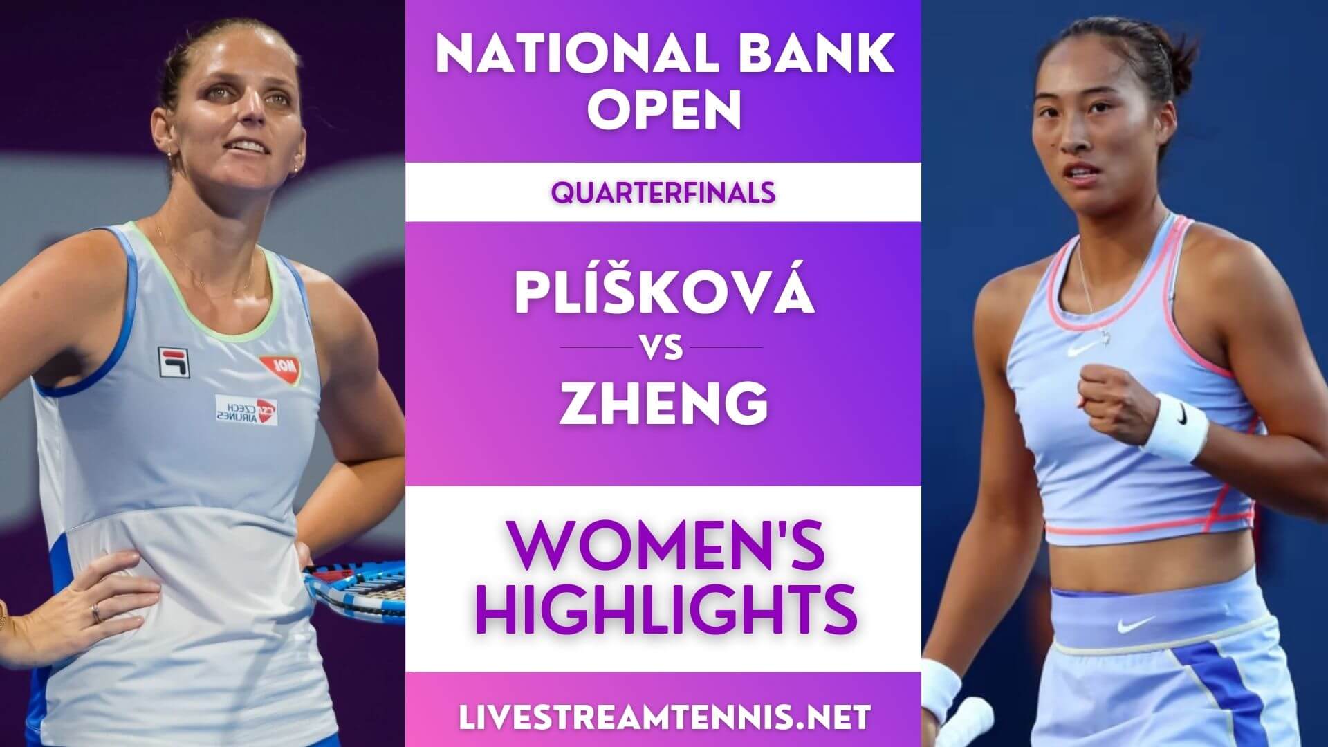National Bank Open WTA Quarterfinal 2 Highlights 2022