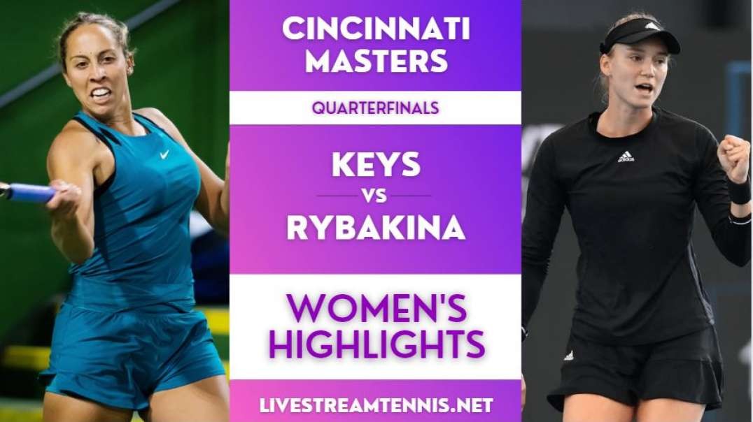 Cincinnati Masters WTA Quarterfinal 2 Highlights 2022