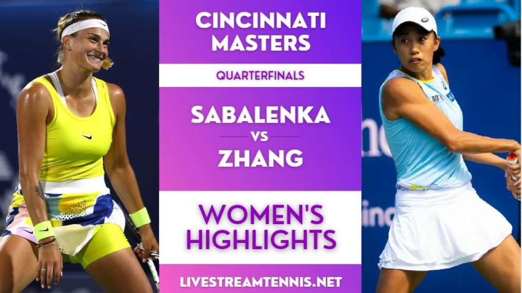 Cincinnati Masters WTA Quarterfinal 4 Highlights 2022