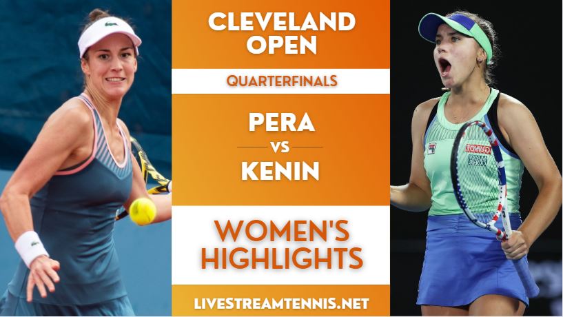 Cleveland Open WTA Quarterfinal 3 Highlights 2022