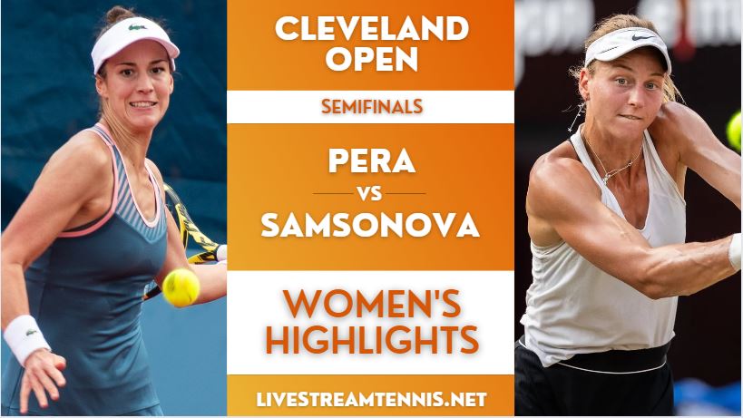 Cleveland Open WTA Semifinal 2 Highlights 2022