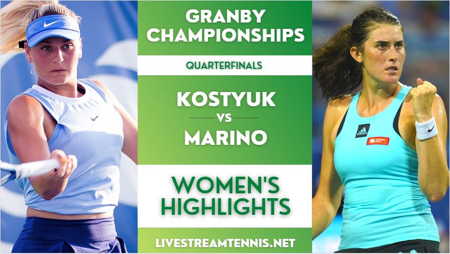 Granby Championships WTA Quarterfinal 2 Highlights 2022
