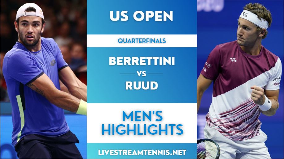 US Open Men Singles Quarterfinal 1 Highlights 2022