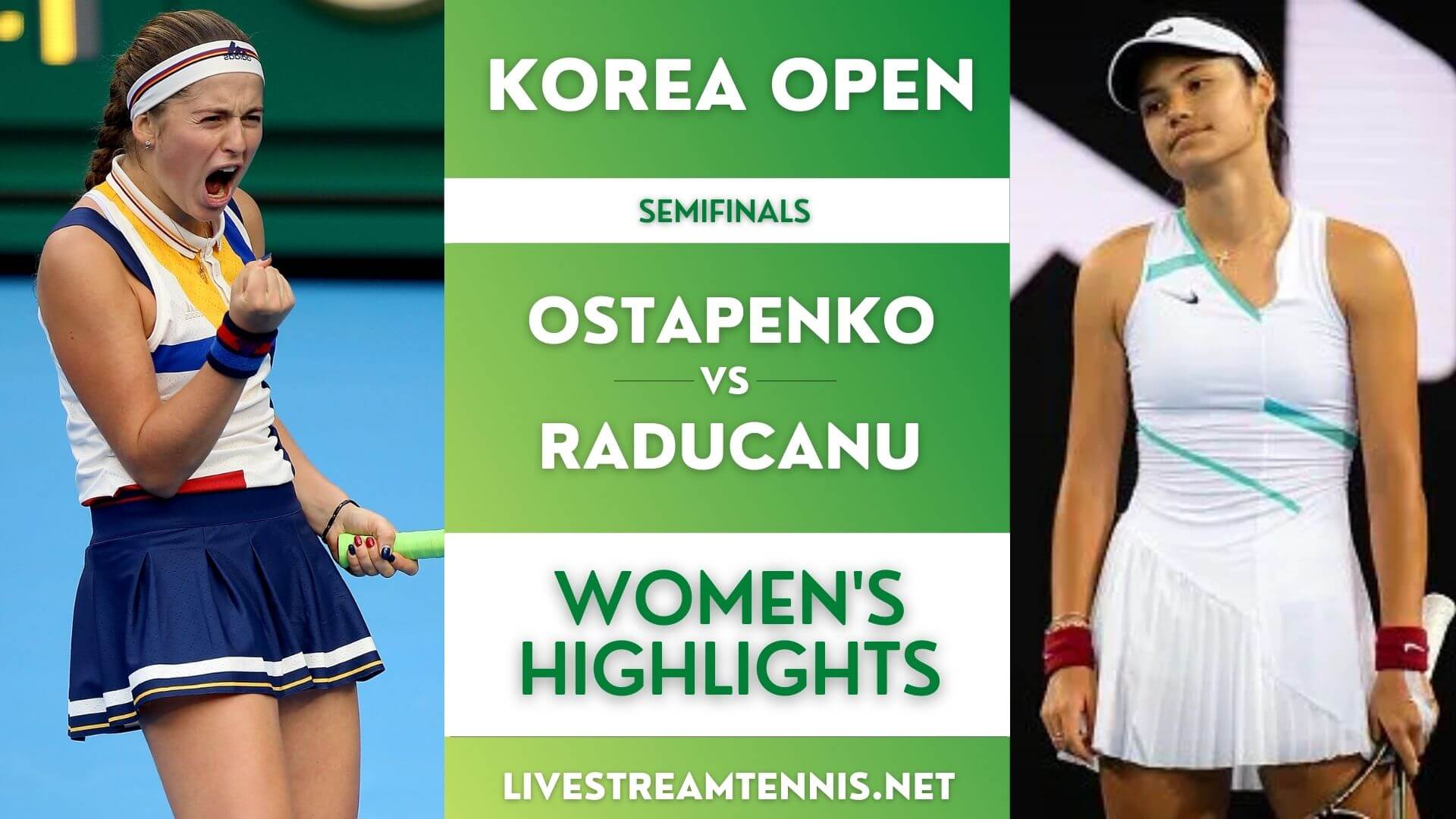 Korea Open Women Semifinal 1 Highlights 2022