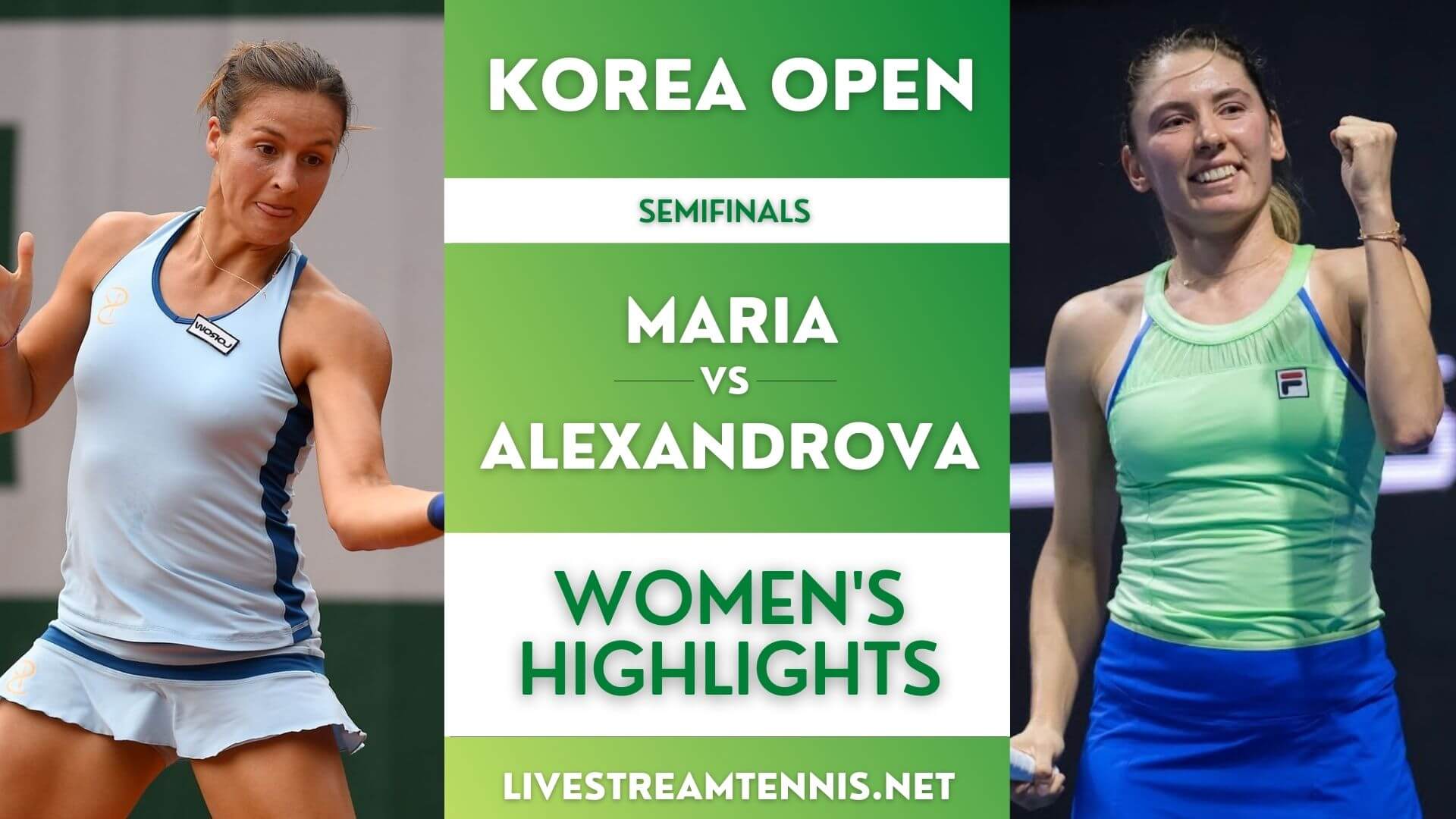 Korea Open Women Semifinal 2 Highlights 2022