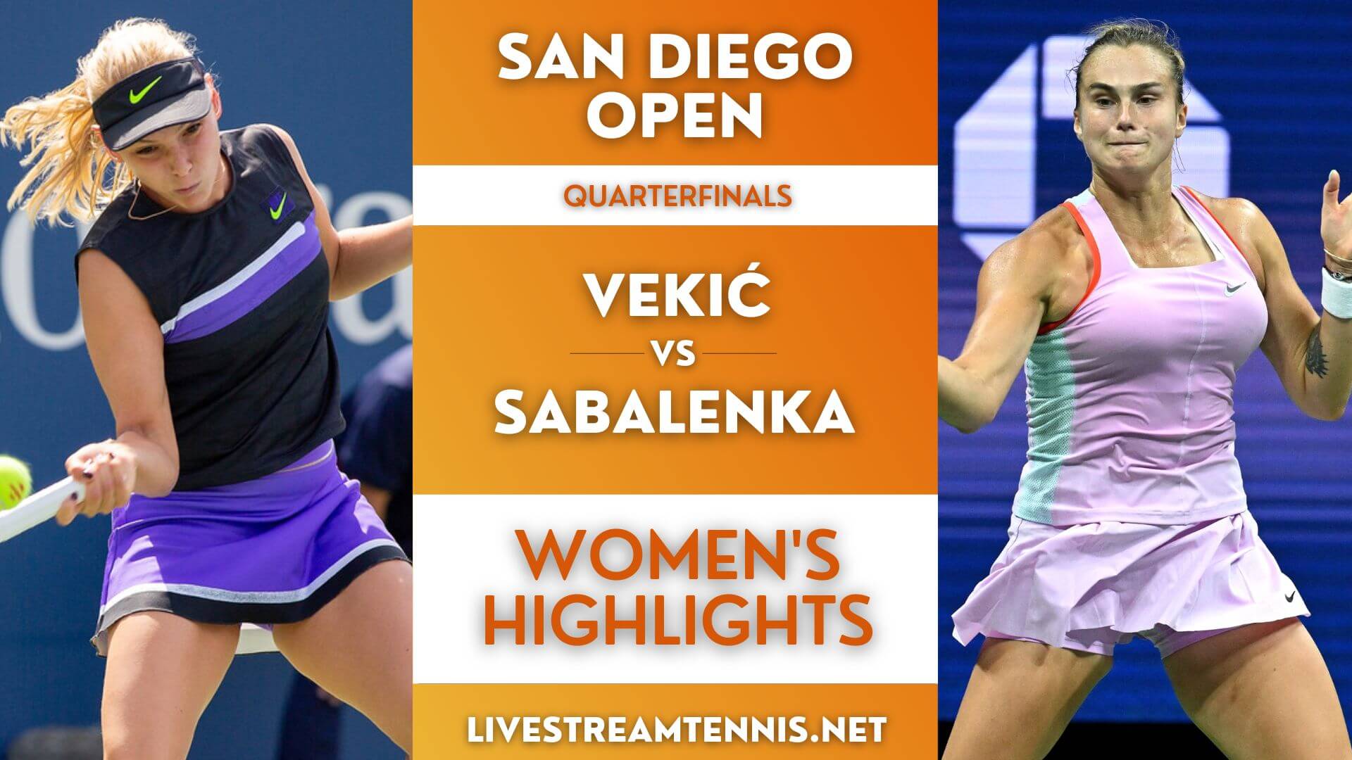 San Diego Open WTA Quarterfinal 1 Highlights 2022