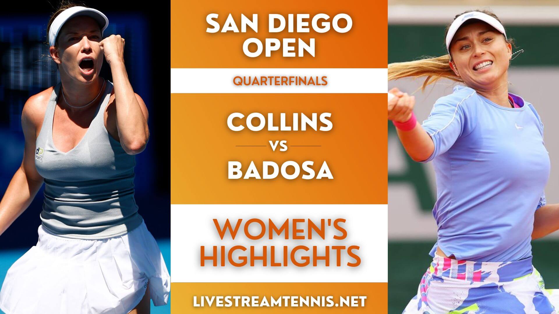 San Diego Open WTA Quarterfinal 2 Highlights 2022