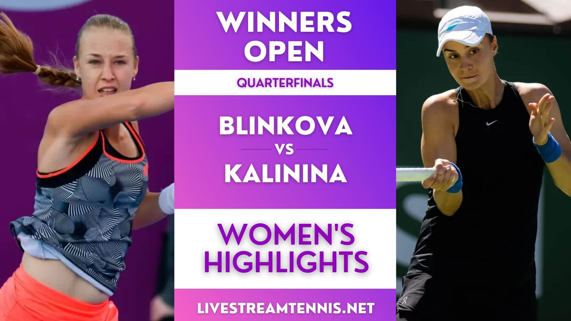 Winners Open WTA Quarterfinal 1 Highlights 2022