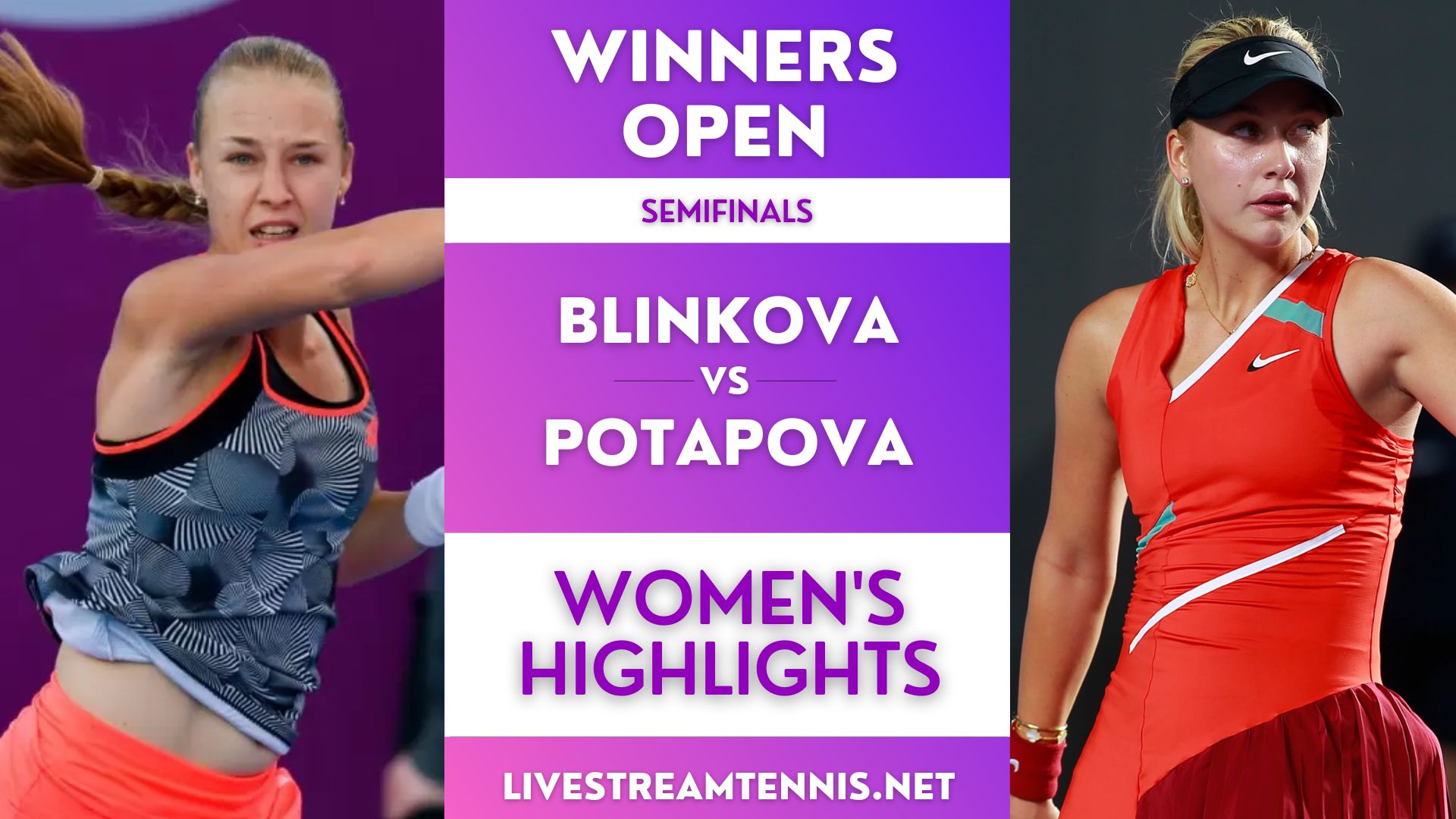 Winners Open WTA Semifinal 2 Highlights 2022